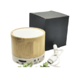 MINI PARLANTE CIRCULAR BAMBU