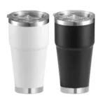 VASO TÉRMICO DE ACERO INOXIDABLE - TAZA DE CAFÉ DE  20 OZ CON TAPA