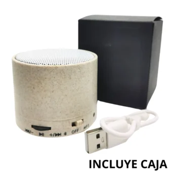 PARLANTE BLUETOOTH FIBRA DE TRIGO